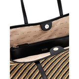 Vikky II Large 2 in 1 Tote Natural/Black