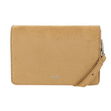 Suede Flap Shoulder bag Camel
