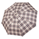 Fiber Magic Automatic Umbrella Check Beige