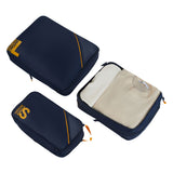 Packing Cubes 3PK Navy/Orange