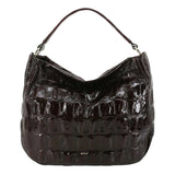 Hobo MIA Leather Maxi Cocco Dark Brown
