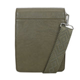 Pocket Flap Crossbody bag Green