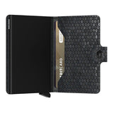 Miniwallet MHe Hexagon Black