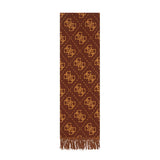 Scarf 70x190 Brown Logo