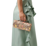 Tasmin Top Handle Clutch Floral Multi