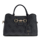 Janie Logo GRLFRND Satchel Coal Logo