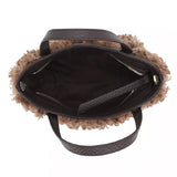 Cosmo Woolen Handbag Mini Latxa/Dalia Camel