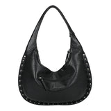 Studs Shoulder bag Black