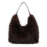 Foxtail Handbag Dark Brown