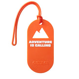 Fun luggage tag x2 Adventure is Calling