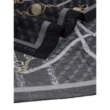 Printed Scarf Black