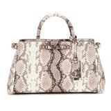 Lefia Luxury Satchel Python-Print