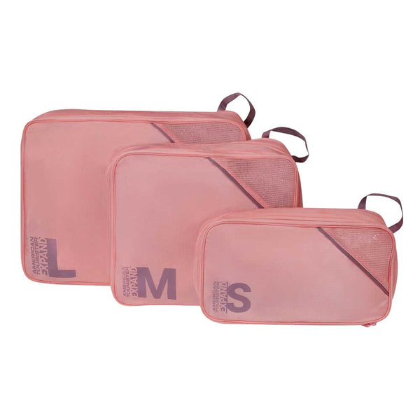 Packing Cubes 3PK Pink/Mauve