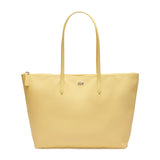 Concept Large Coated Canvas Tote Jaune