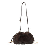 Foxtail Party bag Dark Brown