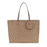 Power Play II Large Tech Tote Latte Logo