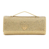 Tasmin Top Handle Clutch Gold