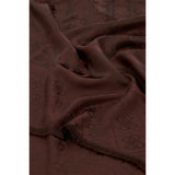 Samantha JCQURD Scarf Brown Logo