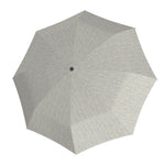 Knirps A 050 Medium Manual paraply i beige med prikkemønster sett ovenfra