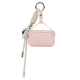 Bar-Zipper Bag Charm Pink