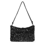 Sequin Shoulder Black