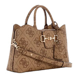 Janie Logo GRLFRND Satchel Latte Logo