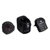 World adapter PRO 3-Pole USB