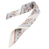 Printed Square Foulard Light Blue