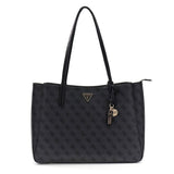 Noelle II Tech Tote Coal Logo