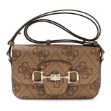 Janie Logo CNVRTBL Xbody Flap Latte Logo