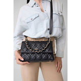 Maxine Flap Crossbody Black