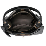 Croco Hand bag Black