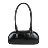 Snake Shiny Shoulder bag Black