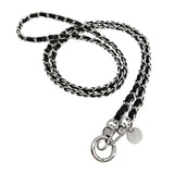 Dolores Chain Strap Black Silver