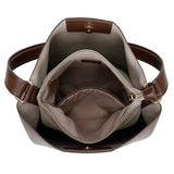 Minimalism Bucket bag L Dark Brown