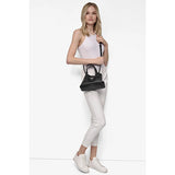 Bryar Small Satchel Black/Silver