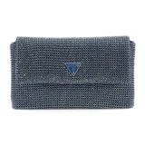 Zalina Flap Clutch Blue