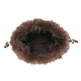 Foxtail Party bag Dark Brown