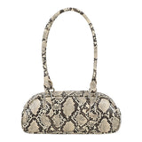 Snake Shoulder bag Beige pattern