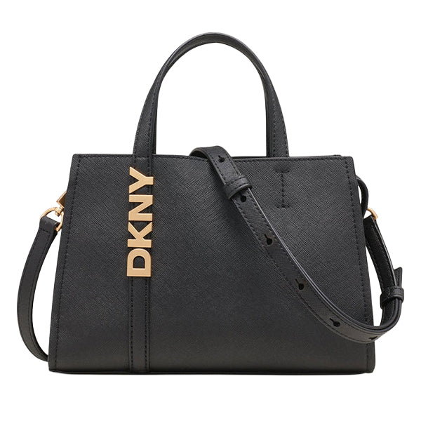 Avril SM Satchel Black/Gold