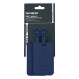 Revolution Rectangle Luggage Tag x 2  navy