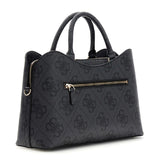 Janie Logo GRLFRND Satchel Coal Logo