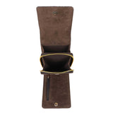 Braid Phone bag Dark Brown