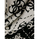 Scarf 70x190 Black Logo