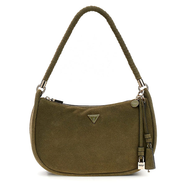 Danya Suede Shoulder bag Olive