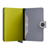 Miniwallet MM Grey & Lime