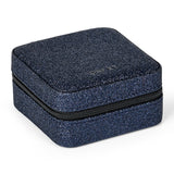 Glitter Jewelry Square Navy Blazer