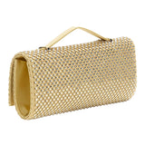 Tasmin Top Handle Clutch Gold