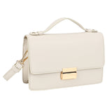 Belt Flap Shoulder bag Beige