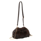 Foxtail Party bag Dark Brown